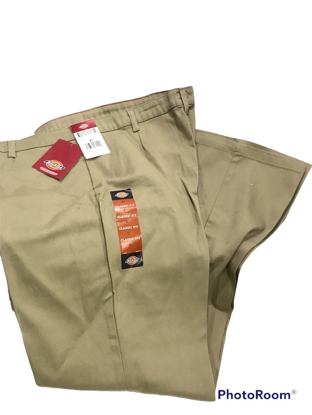 Dickies Girls Stretch pants Classic fit Boot leg cut  size 21