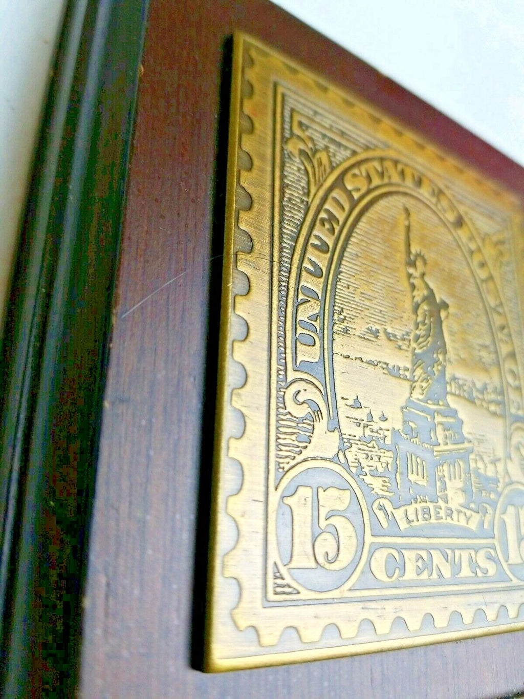 Avon Collectible "Statue of Liberty" Brass Stamp Centennial 1886 -1986 Vintage