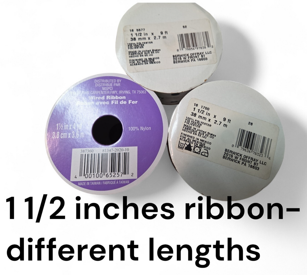 A Crafter's Treasure!  A Lot of Ribbons, Fabric, And Buttons 32 pcs