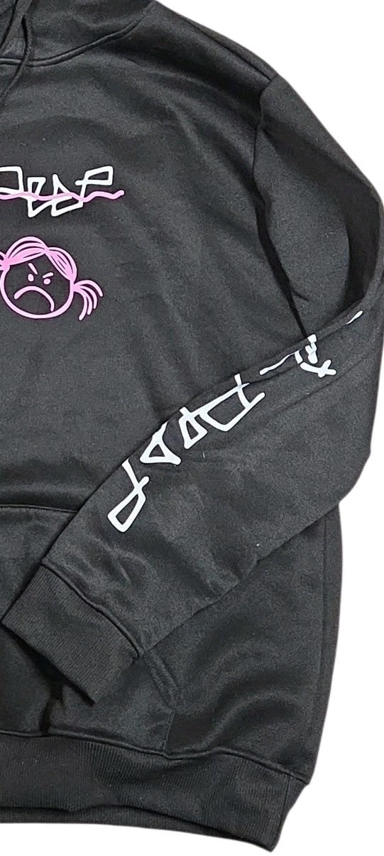 Lil Peep Hoodie Adult Come Over When You’re Sober Streetwear Pullover Black  L