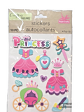 Crafters Square 10 Piece Pop-Up 3D Princess Stickers  Scrapbook NIP
