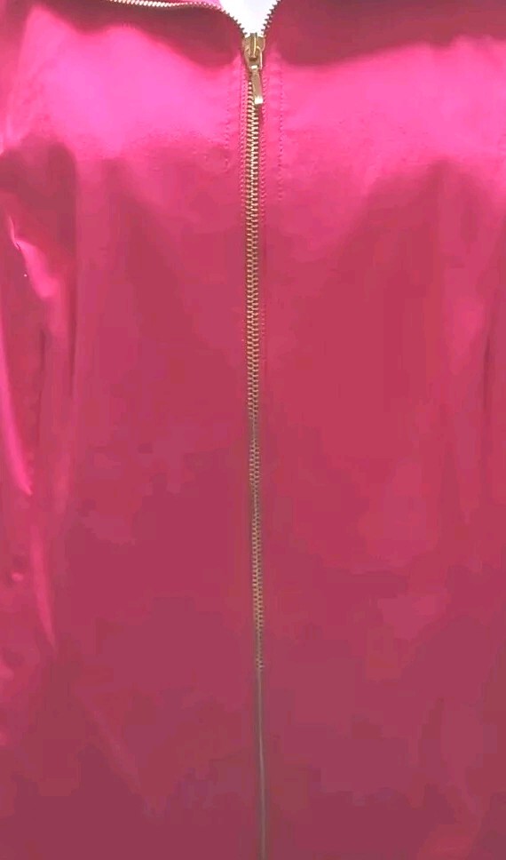 Attyre Women's Pink Vest  Full Zip Sleeveless Size Small