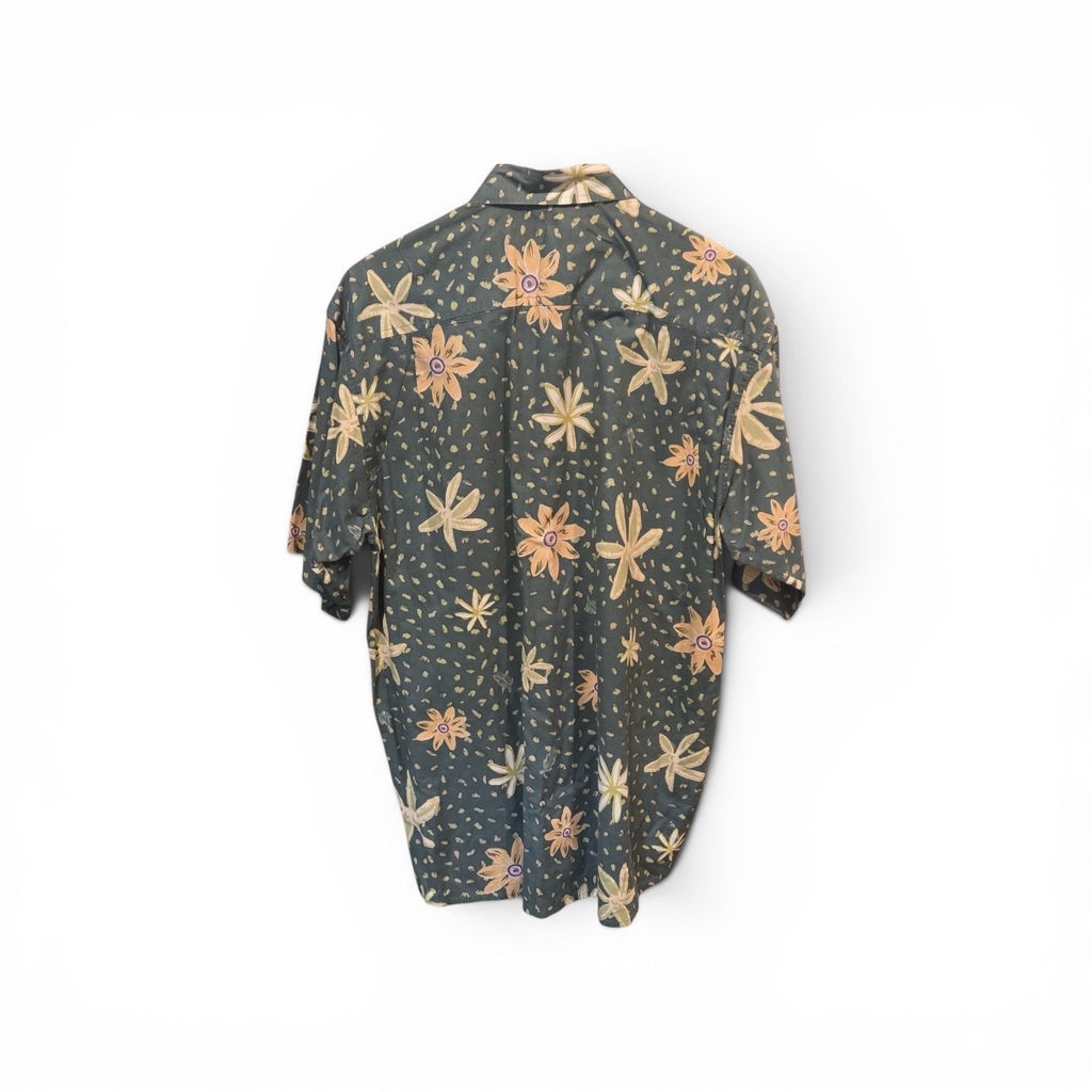 Men's Lemon & Soda Mens XL Short Sleeve Cotton  Floral Hawaiian Camp Shirt