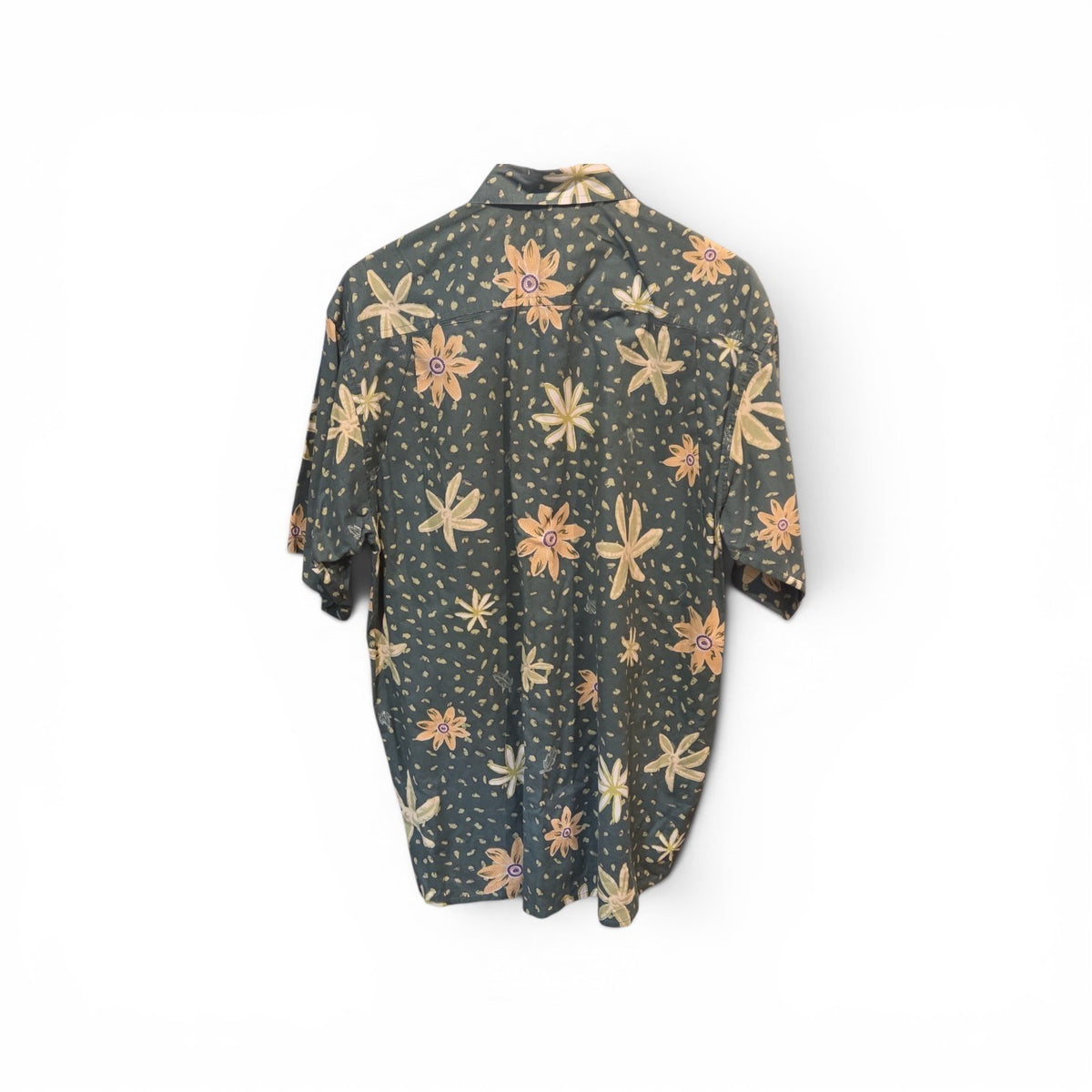 Men's Lemon & Soda Mens XL Short Sleeve Cotton  Floral Hawaiian Camp Shirt