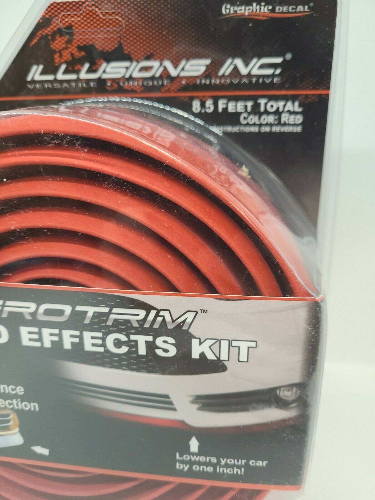 Ground Effects Kit RED , 8.5 Feet Body Kit