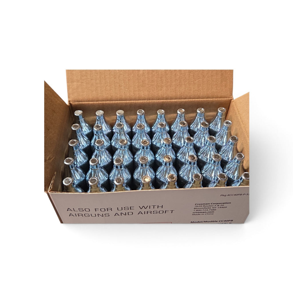 Crosman 12-Gram CO2 Powerlet Cartridges for Use with Air Rifles and Air Pistols