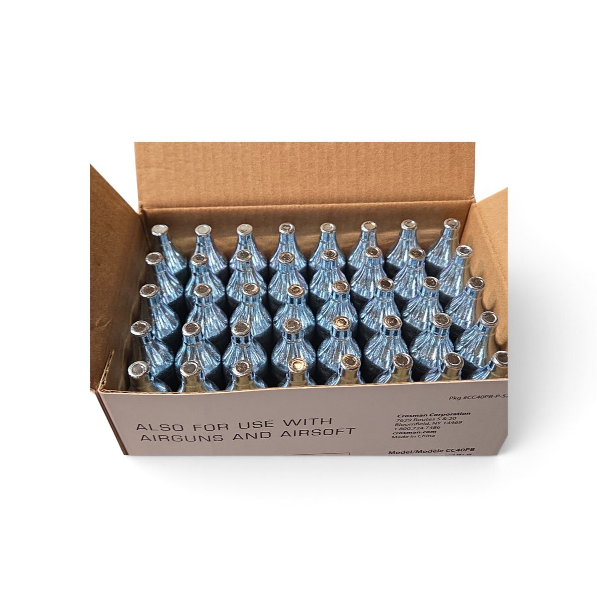 Crosman 12-Gram CO2 Powerlet Cartridges for Use with Air Rifles and Air Pistols