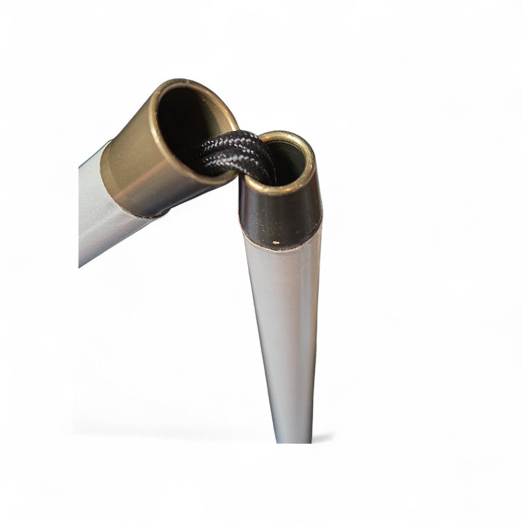 Ambutech Mobility Walking Cane: Folding Graphite Cane Round Tip 5 Section 49"