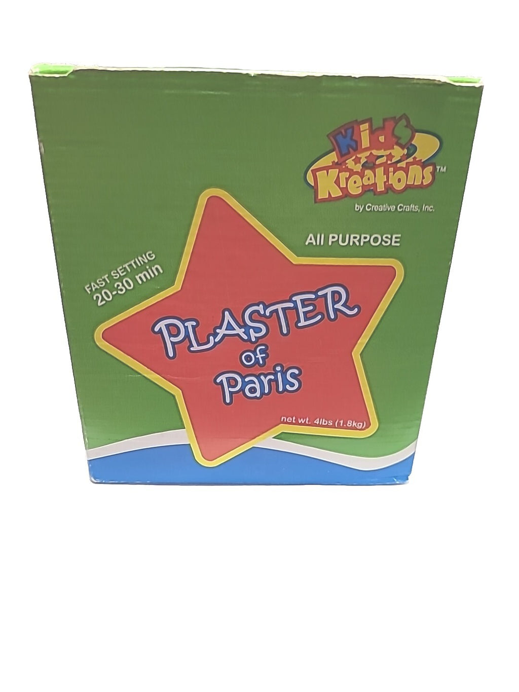 Kids Creation All Purpose Plaster Of Paris four 1 Lb Sealed Bags In Original Box