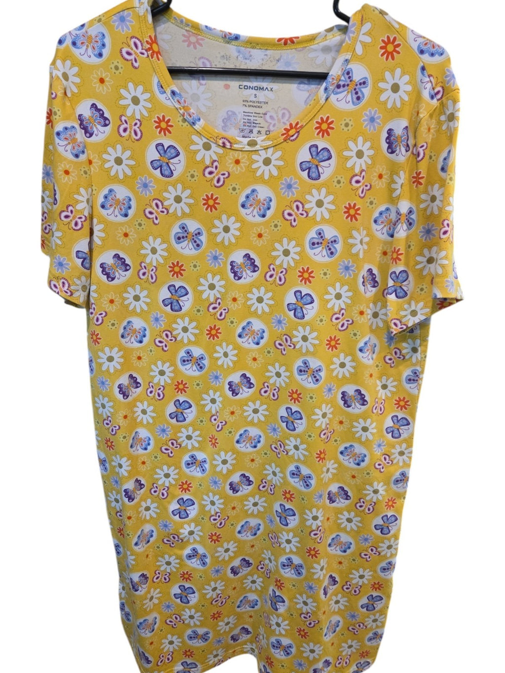 Conomax Sleepshirt Pajama Shirt Sleep-Dress Nightgown Bundle #2 (4 GOWNS)