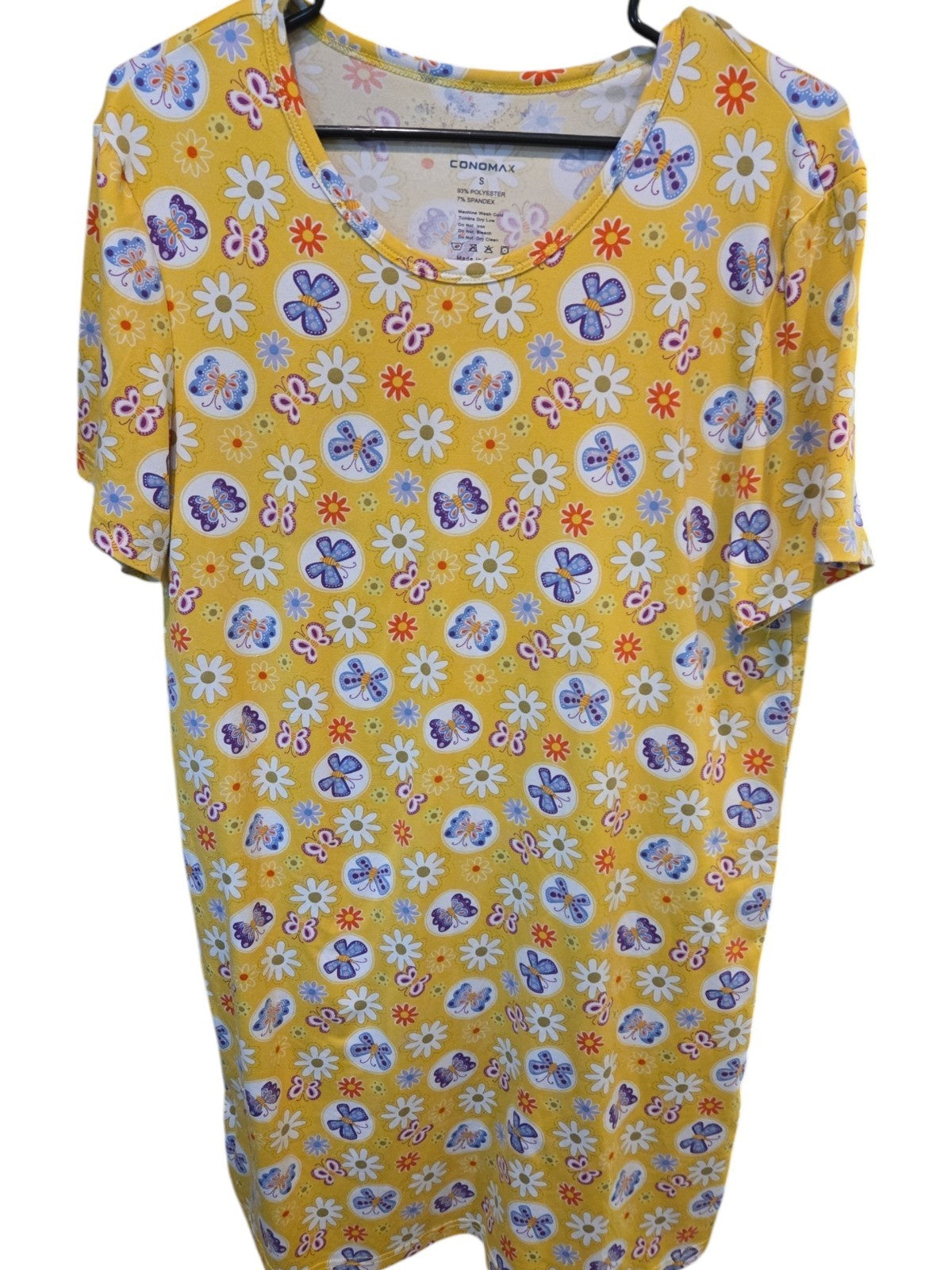 Conomax Sleepshirt Pajama Shirt Sleep-Dress Nightgown Bundle #2 (4 GOWNS)