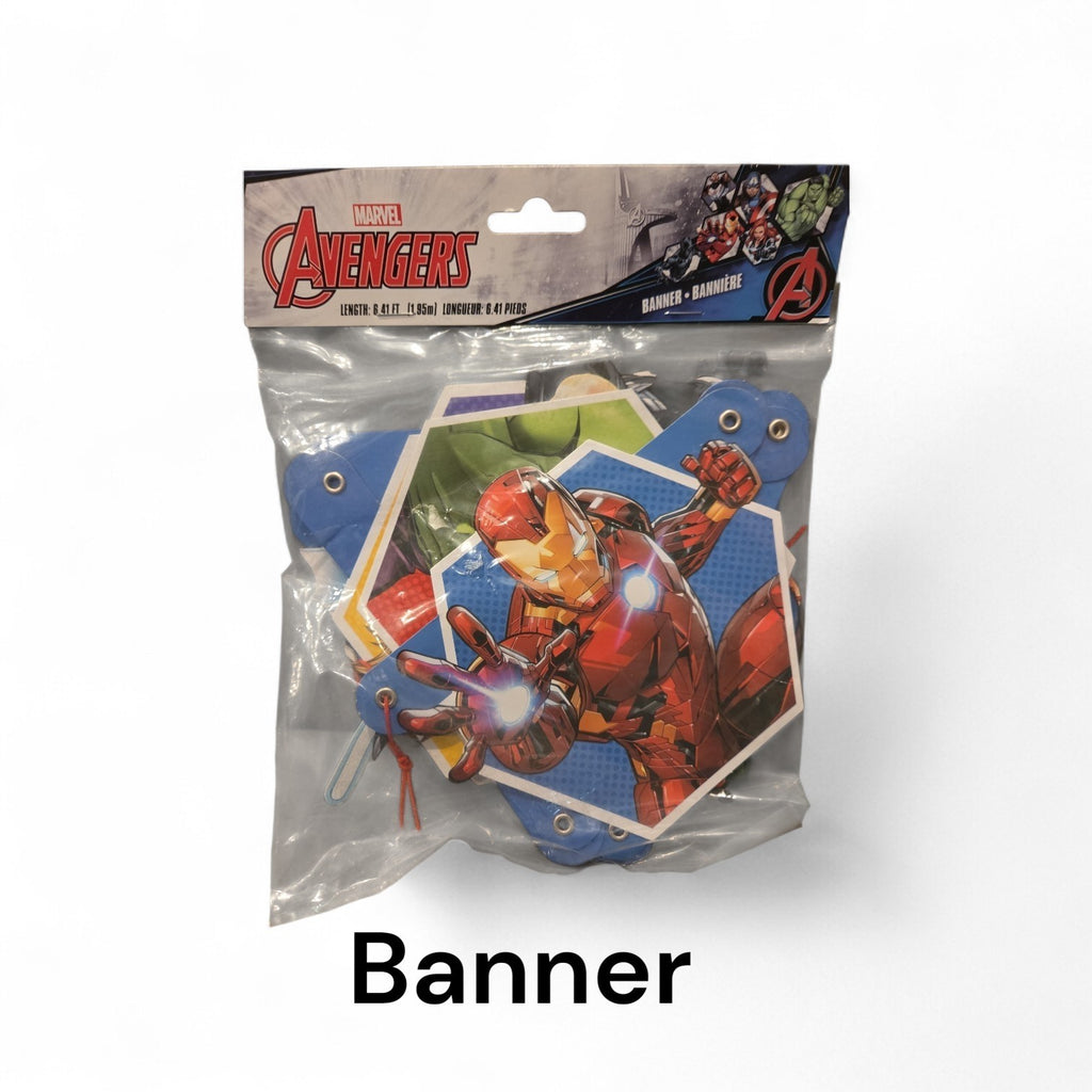 MARVEL AVENGERS BIRTHDAY DECORATION BUNDLE