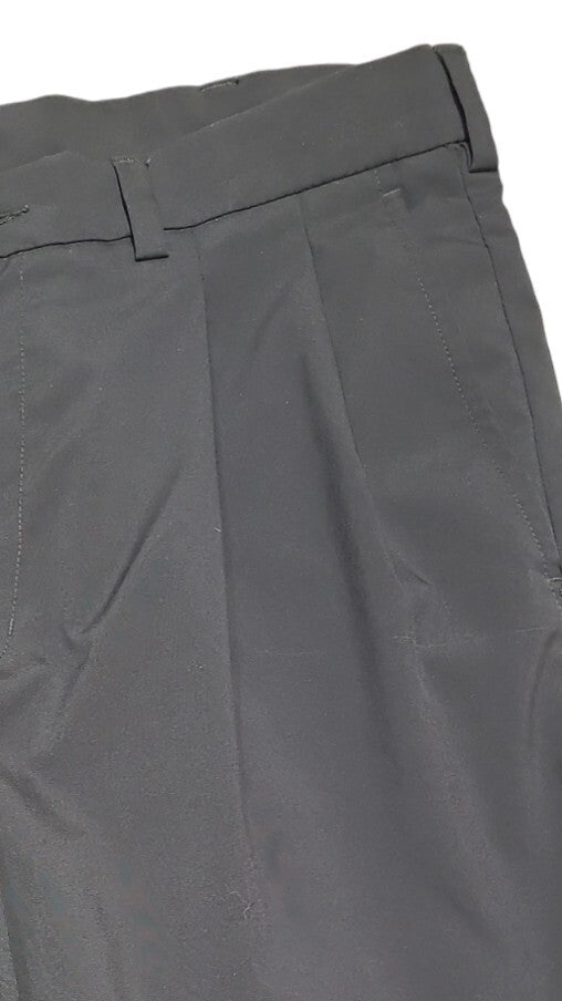 PGA Tour Golf Shorts Mens Size 36 Black Pleated Front with Pockets
