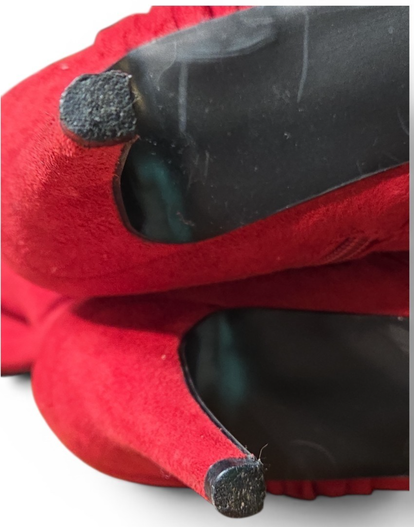 💖Vintage Covington   Red Suede Knee          Size-8  Boots