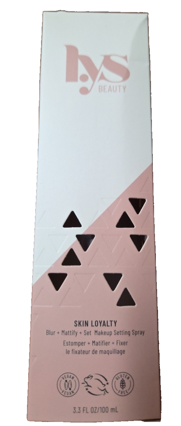 NIB LYS Beauty Skin Loyalty Blur Mattify, Set Makeup Setting Spray 3.3floz