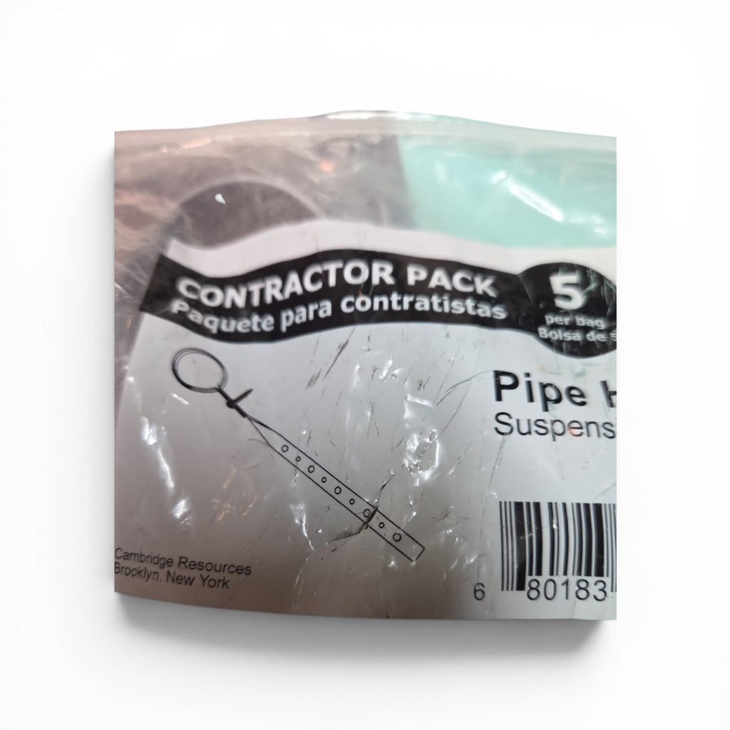 2''  galvanized steel-DWV Pipe Hanger Contractor 5 Pack