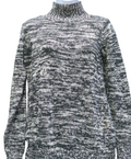 WOMEN'S OLD NAVY CHARCOAL GRAY STRETCH COTTON BLEND TURTLENECK SWEATER
