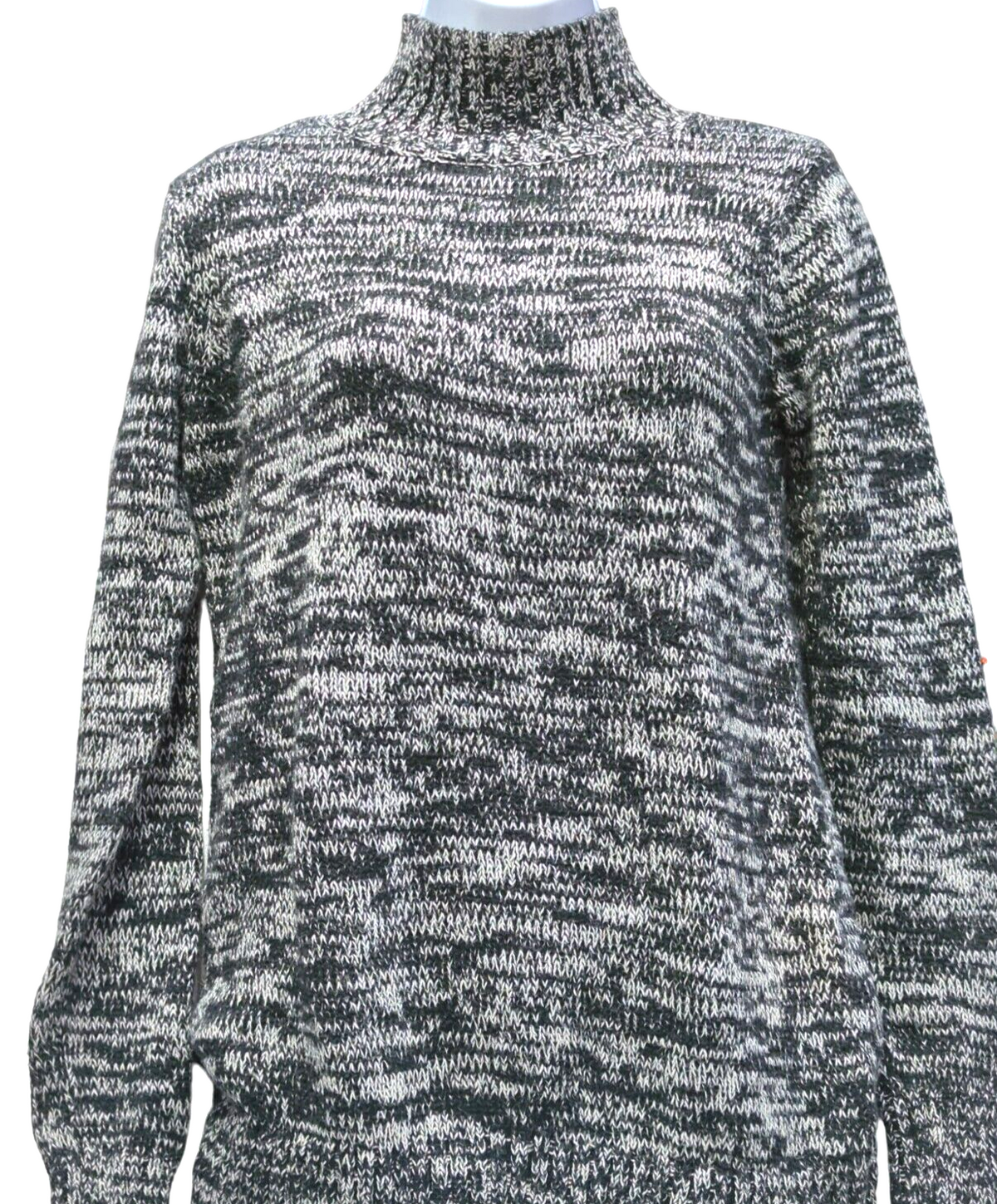 WOMEN'S OLD NAVY CHARCOAL GRAY STRETCH COTTON BLEND TURTLENECK SWEATER