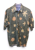 Men's Lemon & Soda Mens XL Short Sleeve Cotton  Floral Hawaiian Camp Shirt