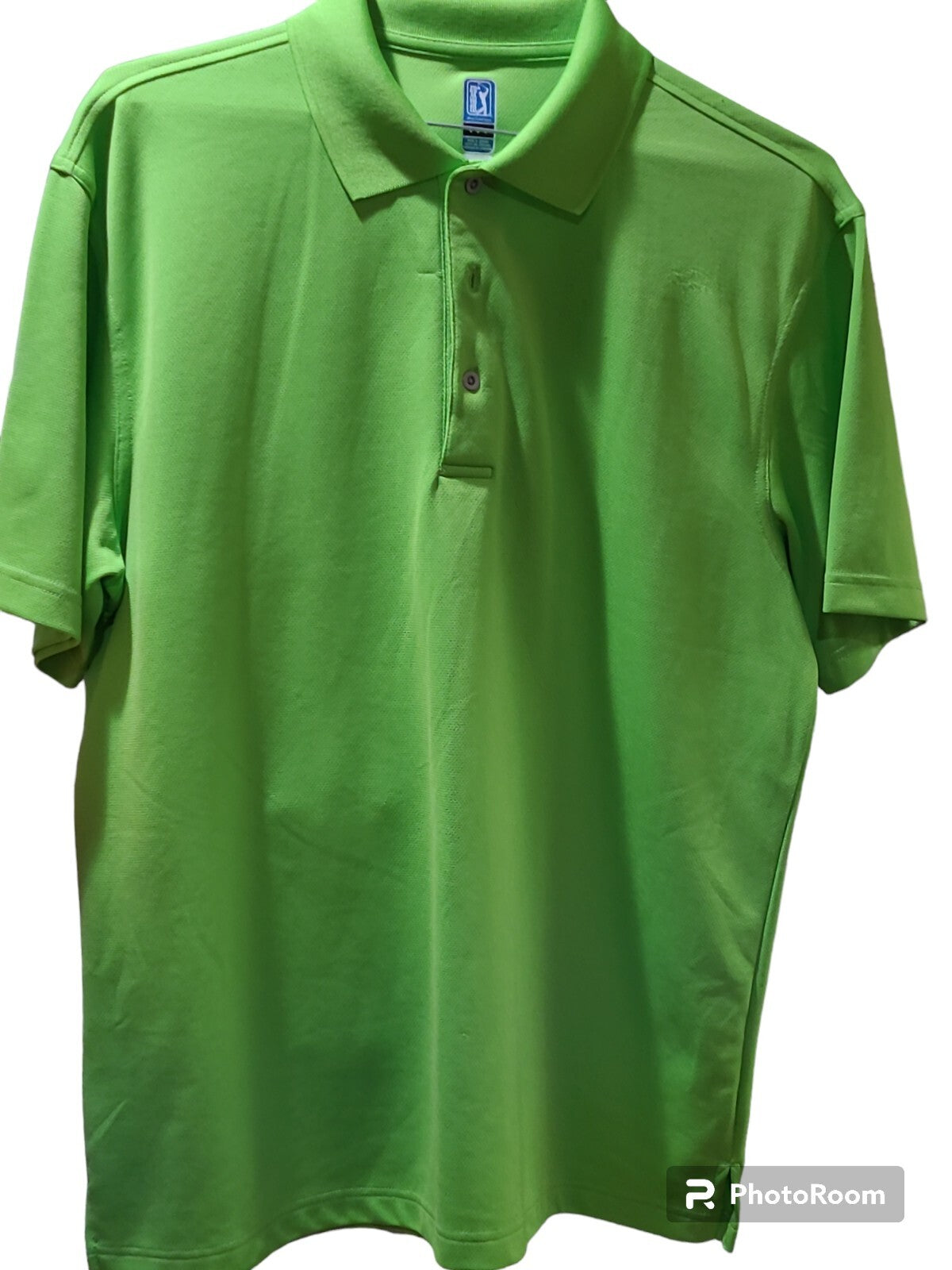 PGA AIRFLUX MENS GOLF POLO SHIRT SZ L