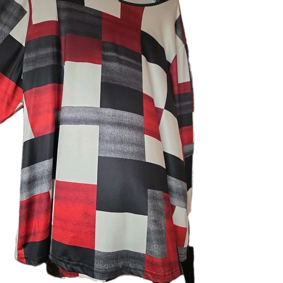 Polyester Slinky Knit Tunic Top & Pants Set Size 4X