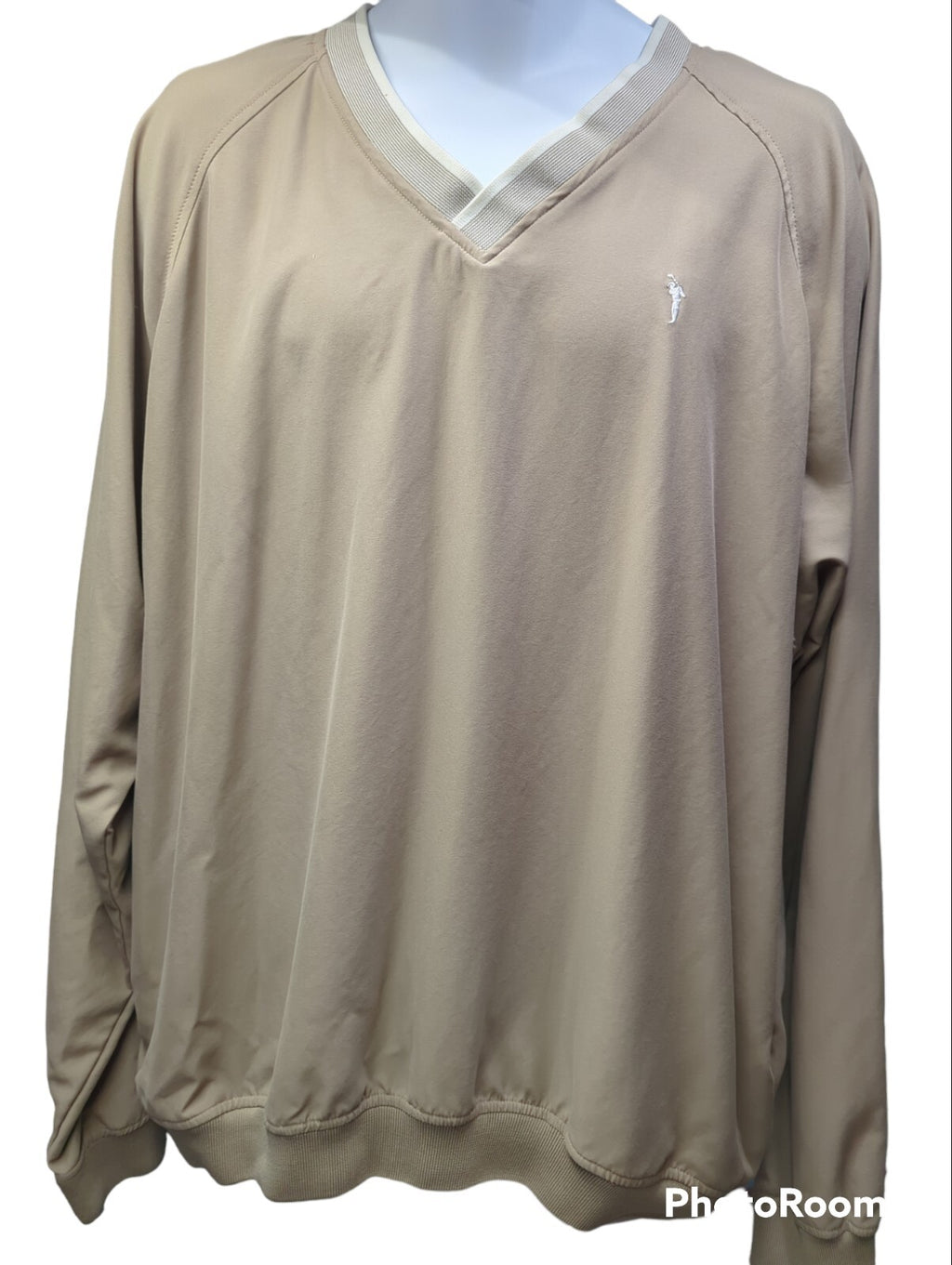 Austin Golf Tour Collection Long Sleeve Shirt Pull Over XL Camel color