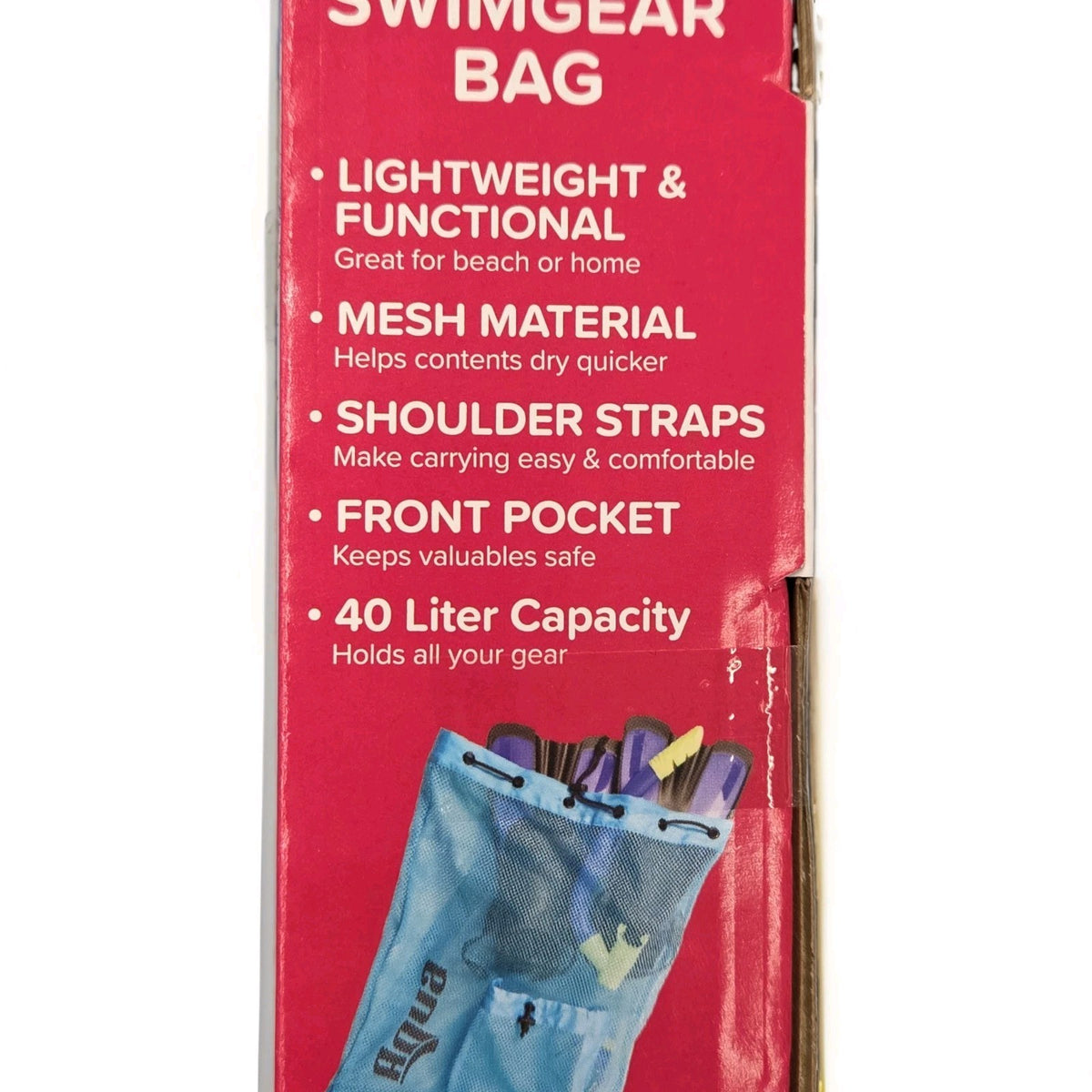 Aqua Dolfino Mesh Swimgear Bag - New in Box