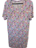 Conomax Sleepshirt Pajama Shirt Sleep-Dress Nightgown Bundle #2 (4 GOWNS)