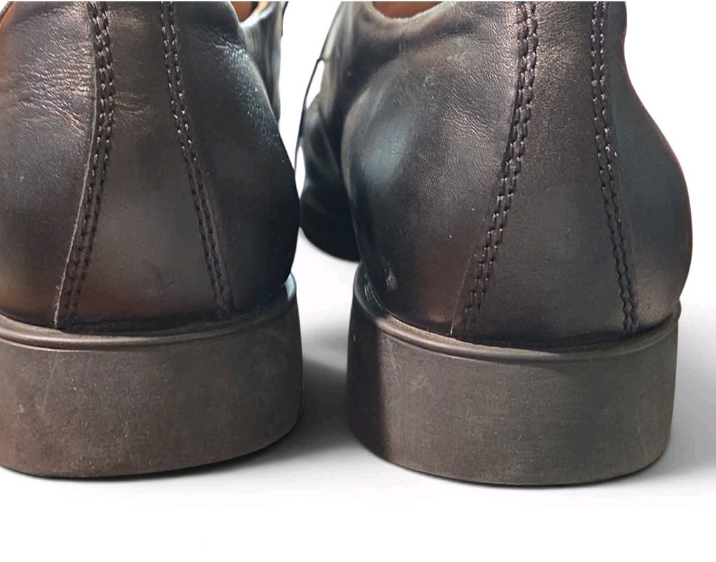Joseph Feiss International  Black Leather Oxford Lace Up Dress Shoes size 10