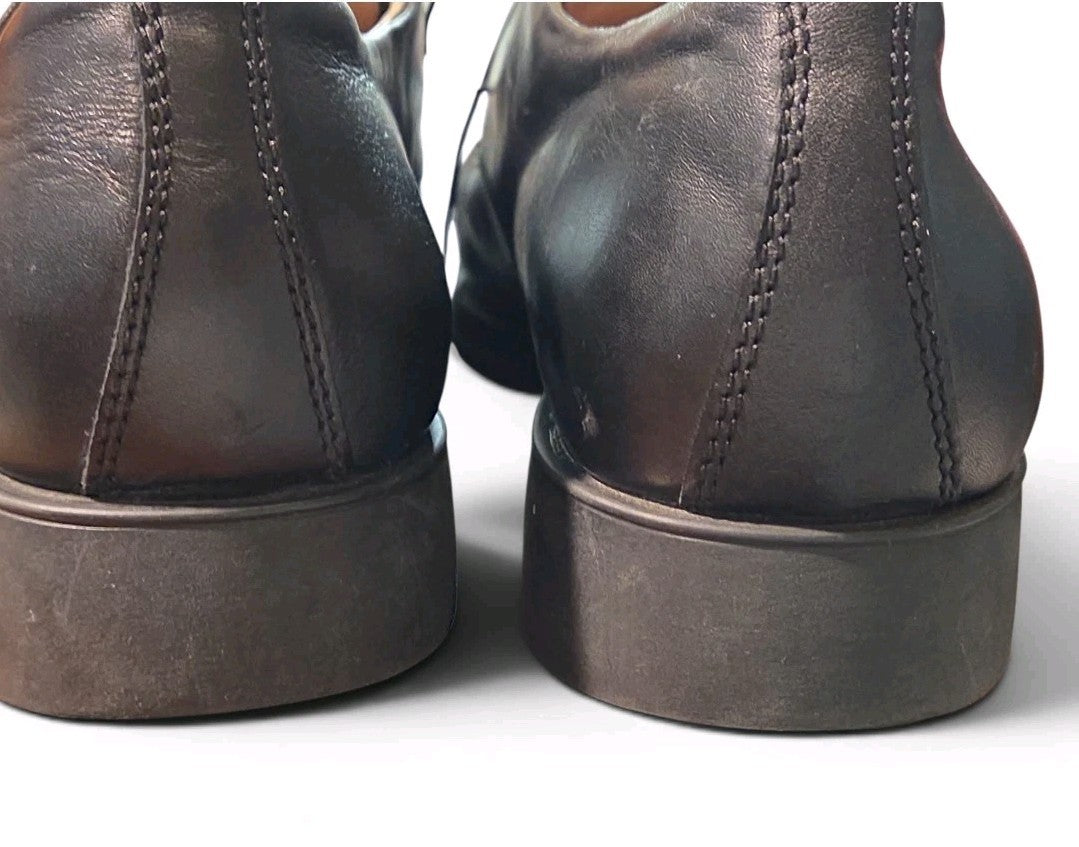 Joseph Feiss International  Black Leather Oxford Lace Up Dress Shoes size 10