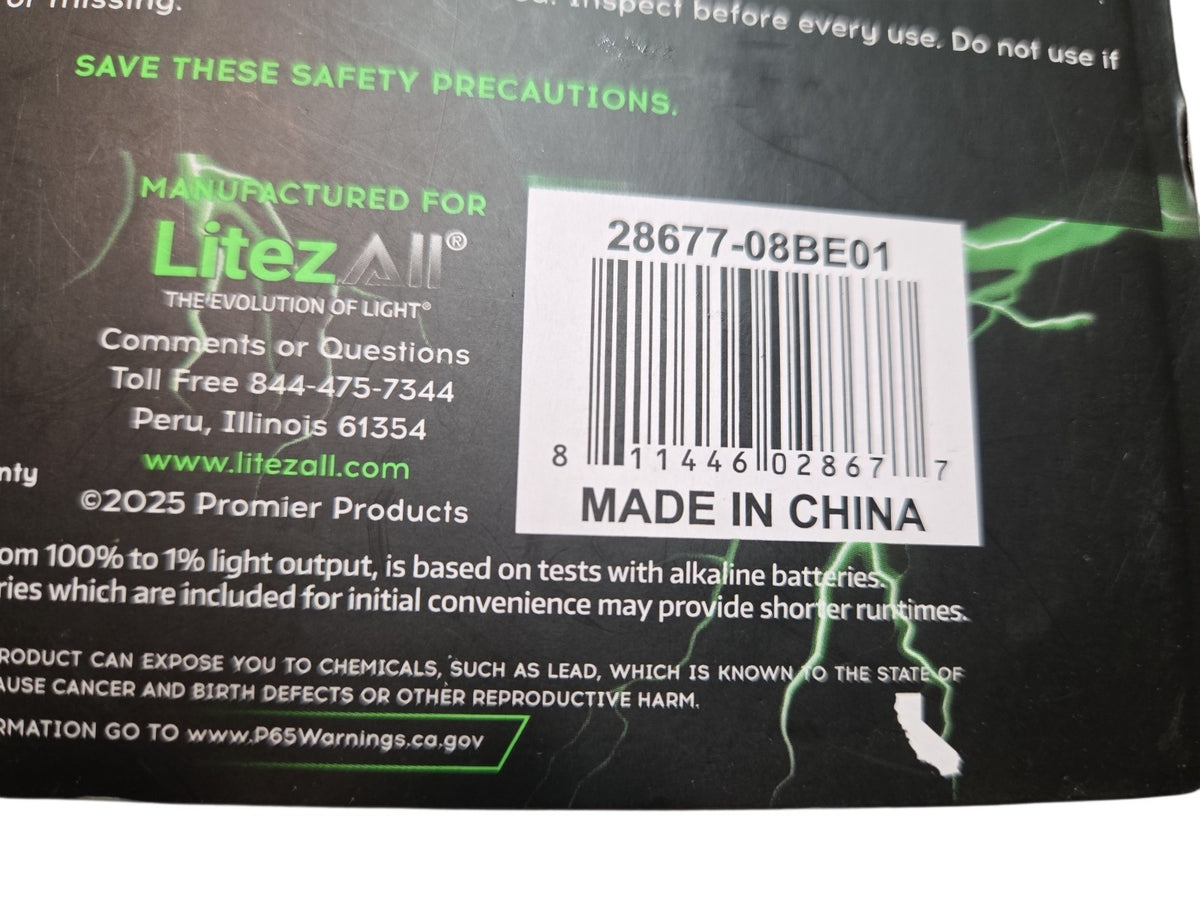 LitezAll 3 Pk. Flashlight  28677-08BE01