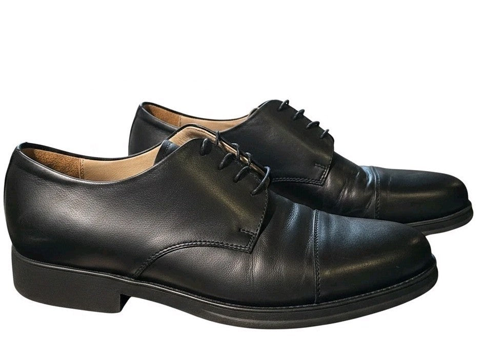 Joseph Feiss International  Black Leather Oxford Lace Up Dress Shoes size 10