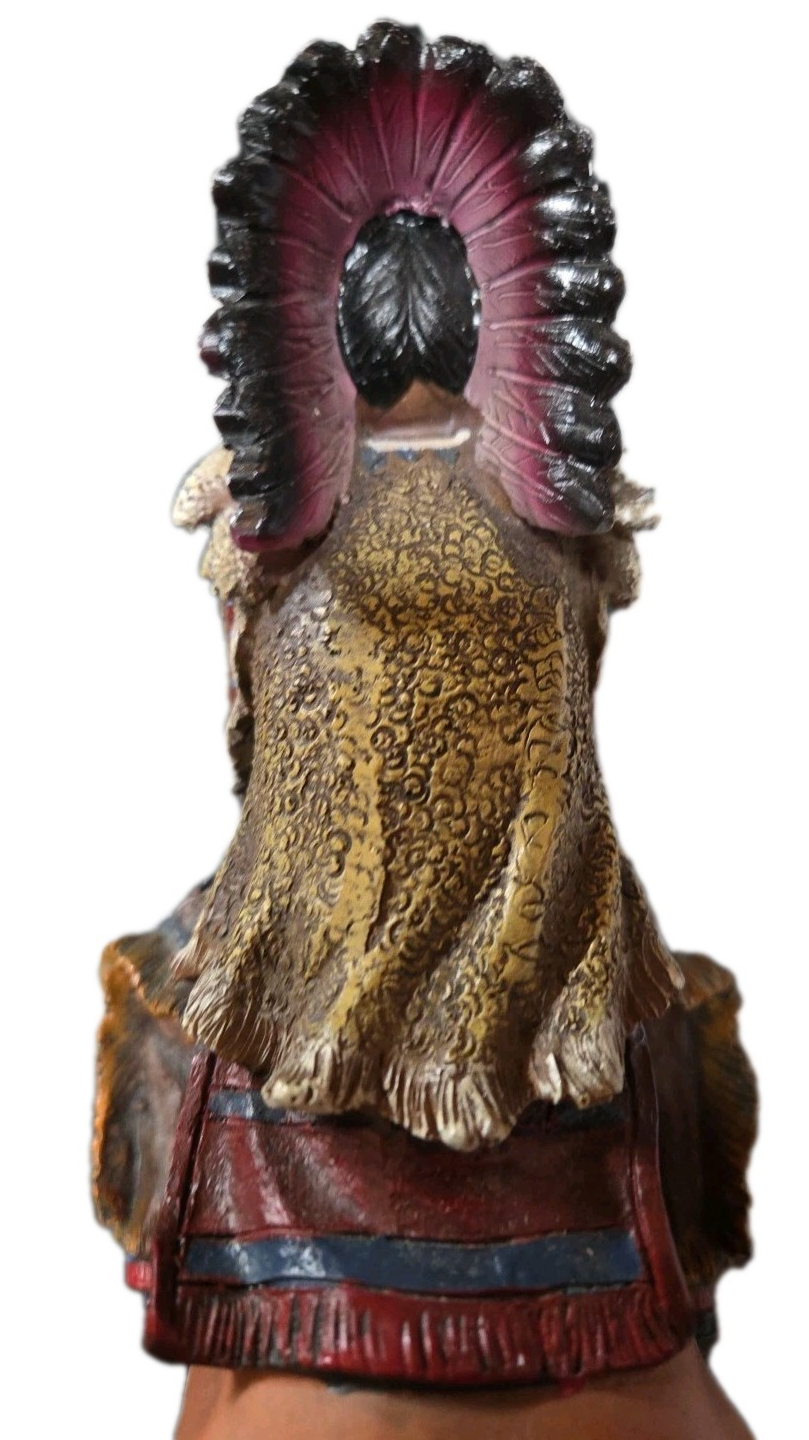 DWK Corporation Indian And Horse Running Figurine 2015