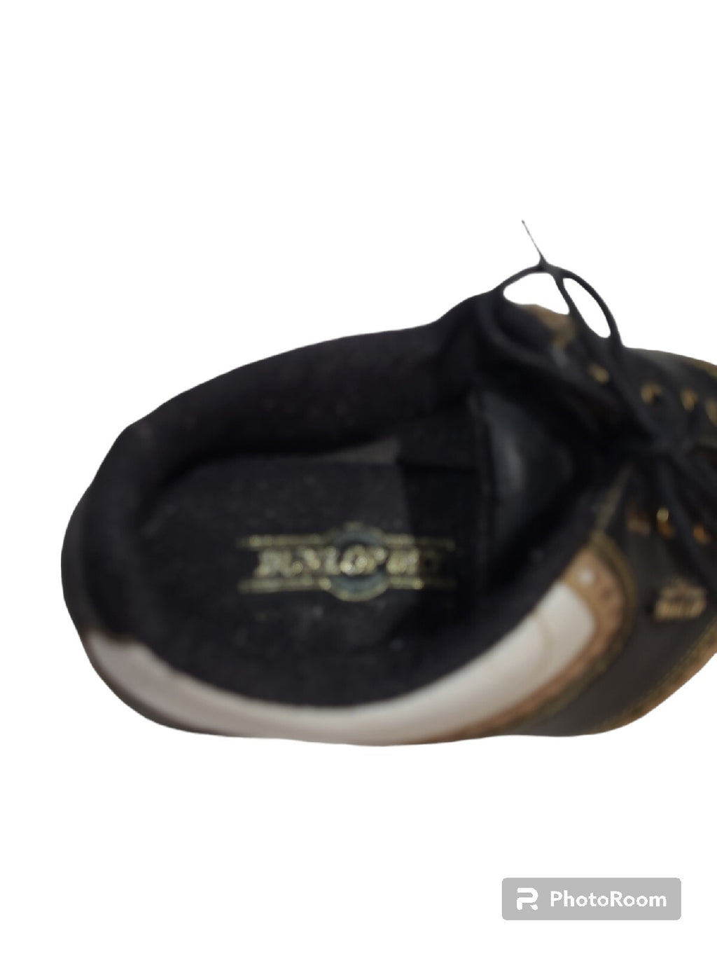Dunlop Two Tone Saddle Golf Men's Leather M4750C White/Brown Size 9