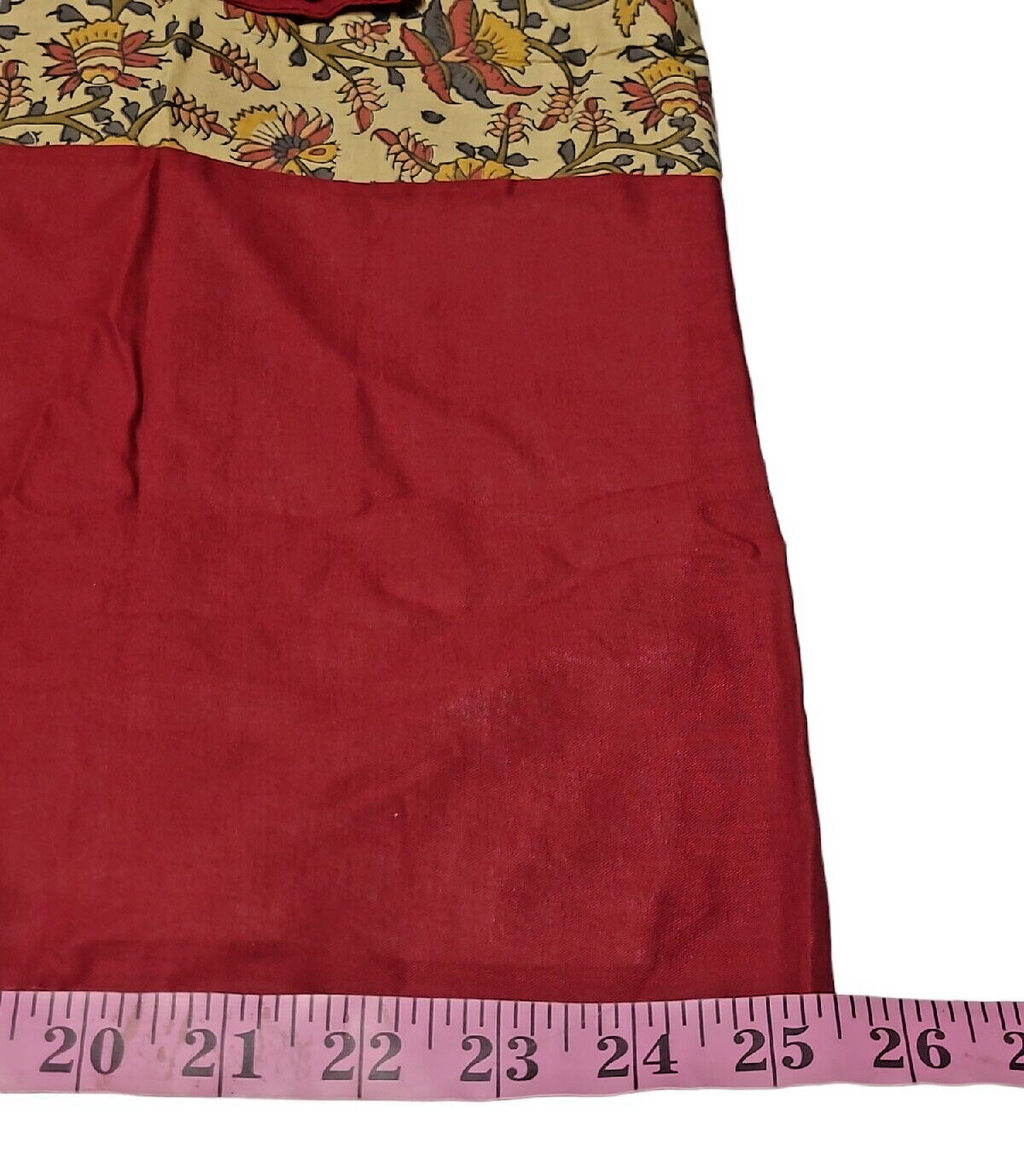 Lot of 3 -1 pc  Valance Window Treatment  Red Multi  Valance by Linden Street.