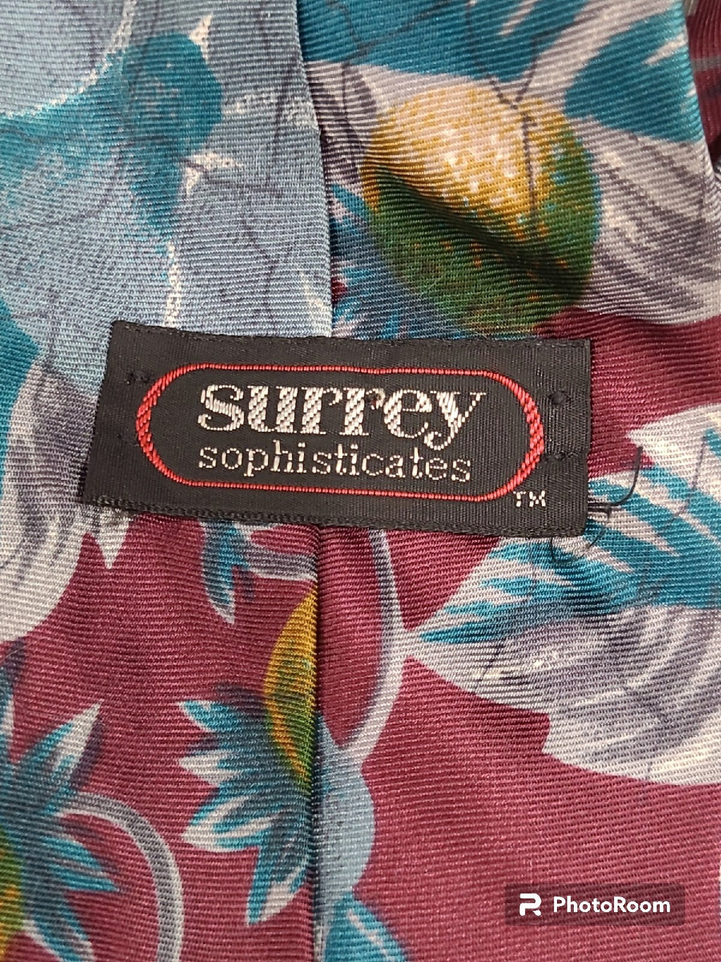 SURREY  Men's floral print  Tie 54"