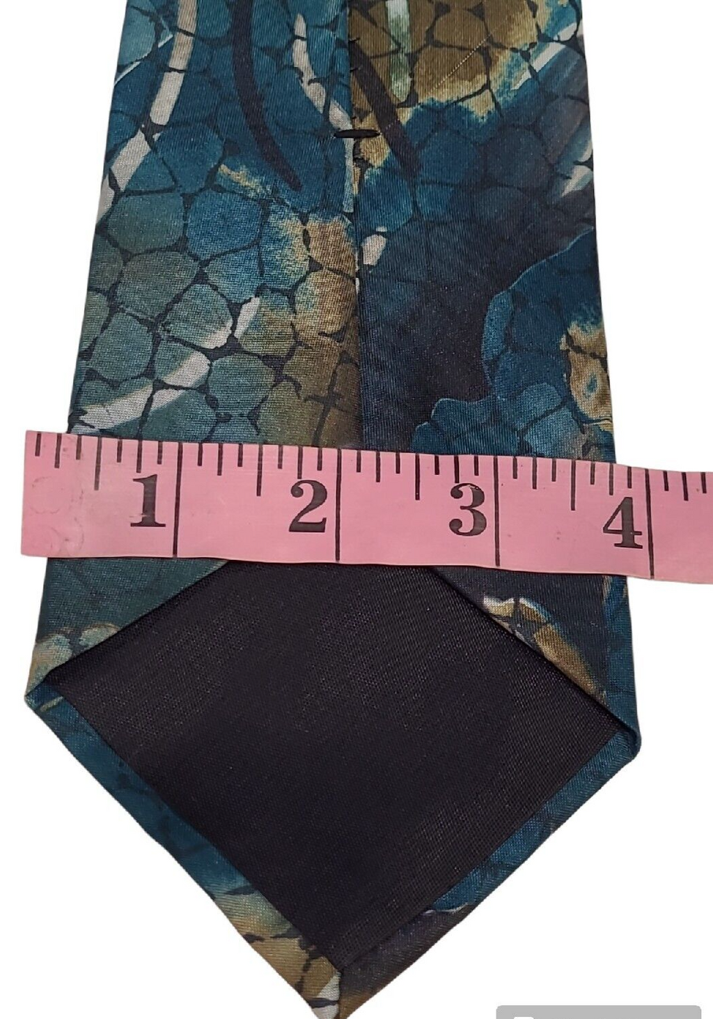 The Men's Store Necktie 100% Silk Blue Plaids & Checks Designer Neck Tie