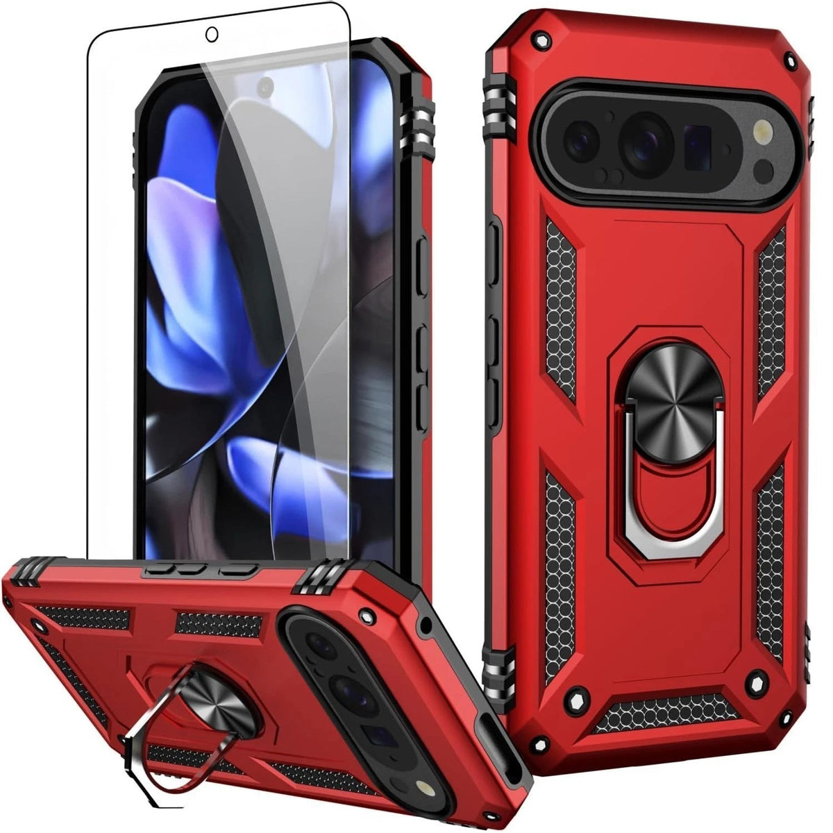 For Google Pixel 10 Pro XL Case /Pixel 10 Phone Cover Shockproof +Tempered Glass