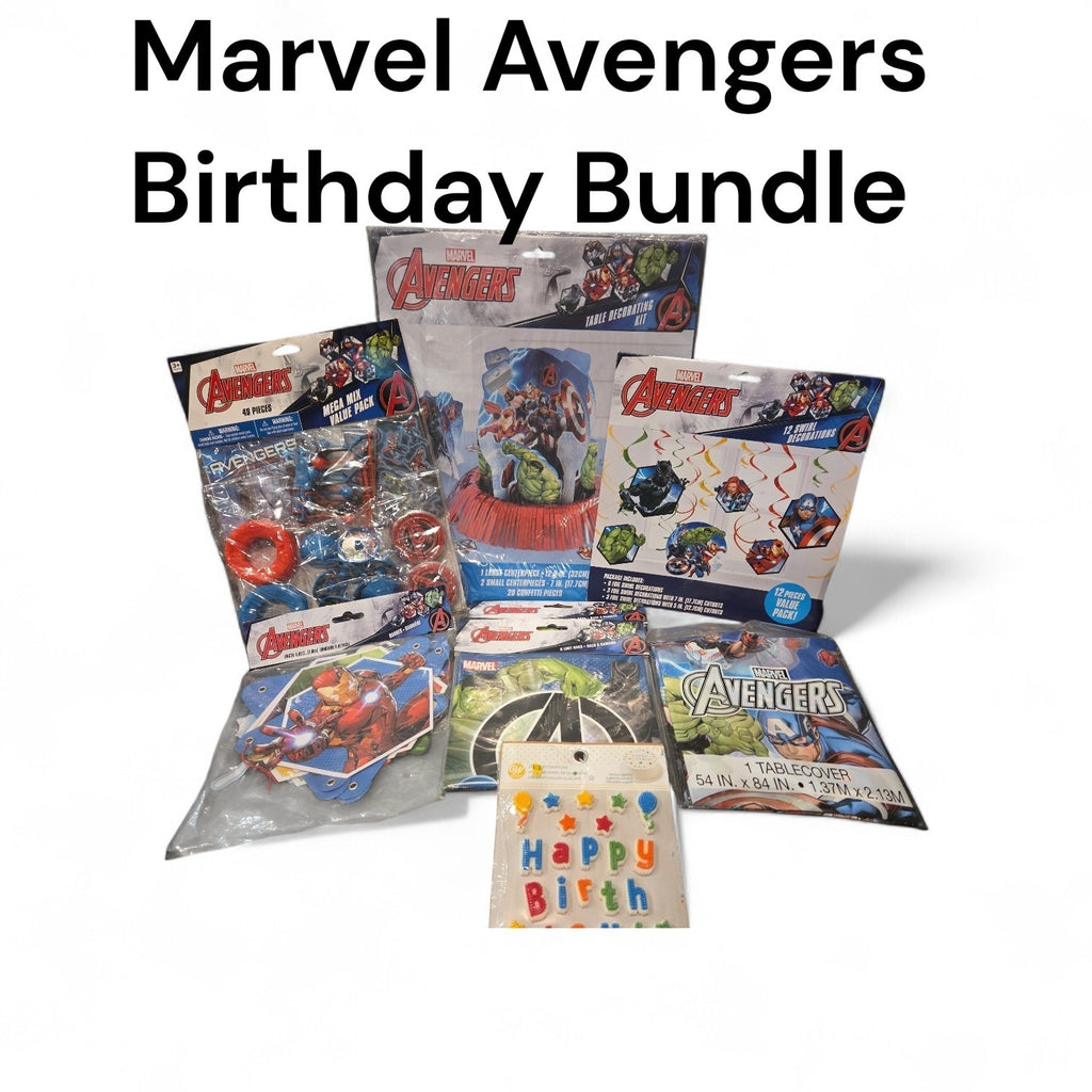 MARVEL AVENGERS BIRTHDAY DECORATION BUNDLE