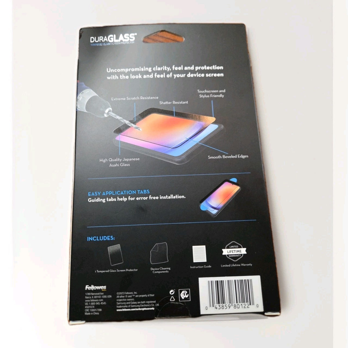 DuraGlass Tempered Glass Screen Protector (Samsung Galaxy A25 5G) NEW OPENED