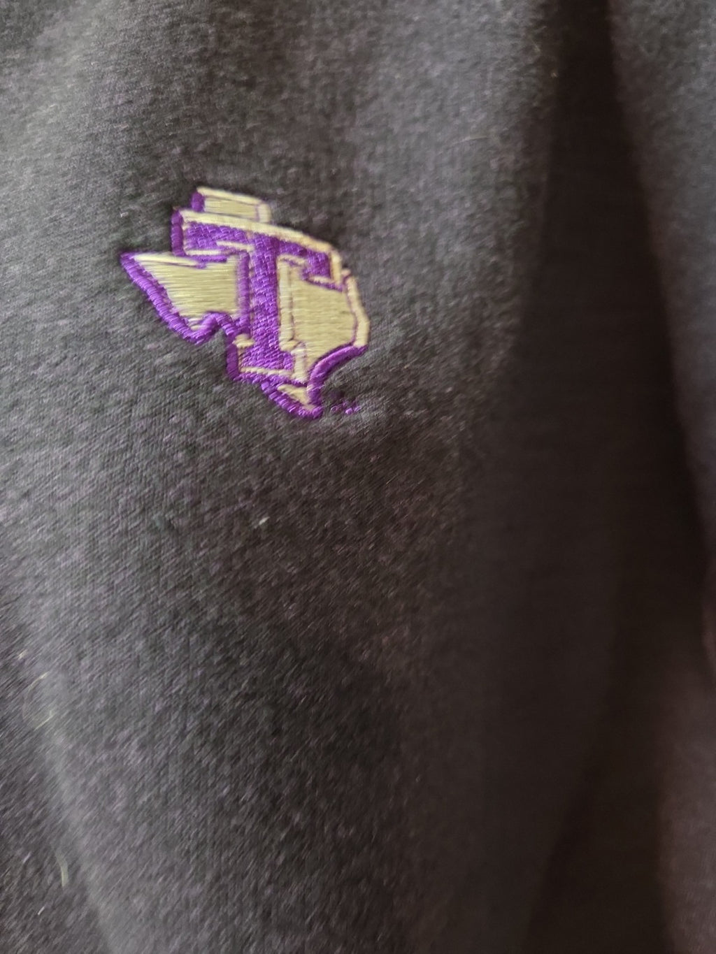 Tarelton State University Jacket M Barefoot 1/4 Zip Purple Pullover