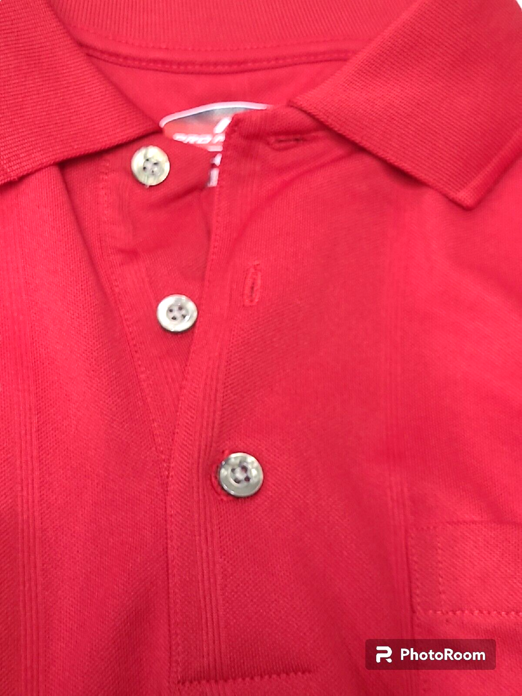 Pro Player Red Polo  Shirt Men's  Size Small