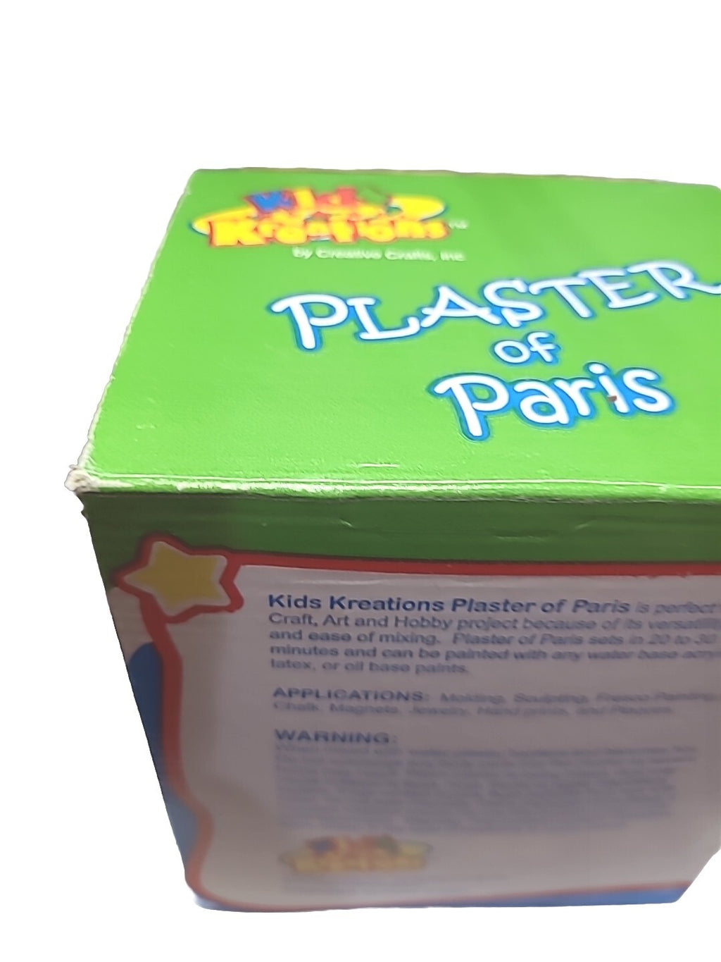 Kids Creation All Purpose Plaster Of Paris four 1 Lb Sealed Bags In Original Box