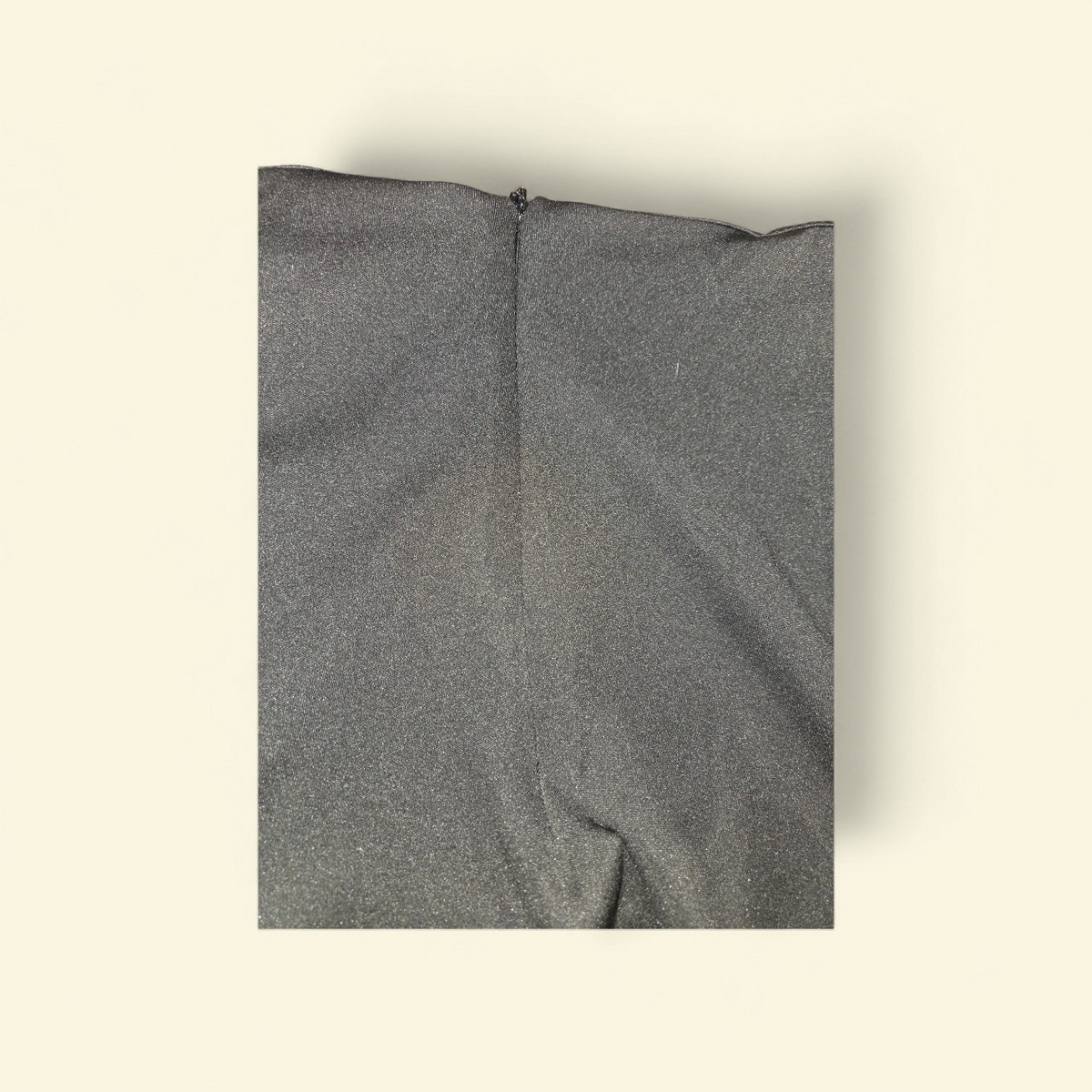 Ladies Casual Black Slacks with Front button Decor Size L
