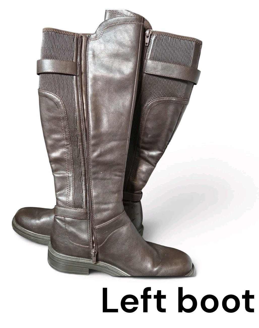 White Mountain Womens  WC Chestnut Fabric Meditate Knee High Boots