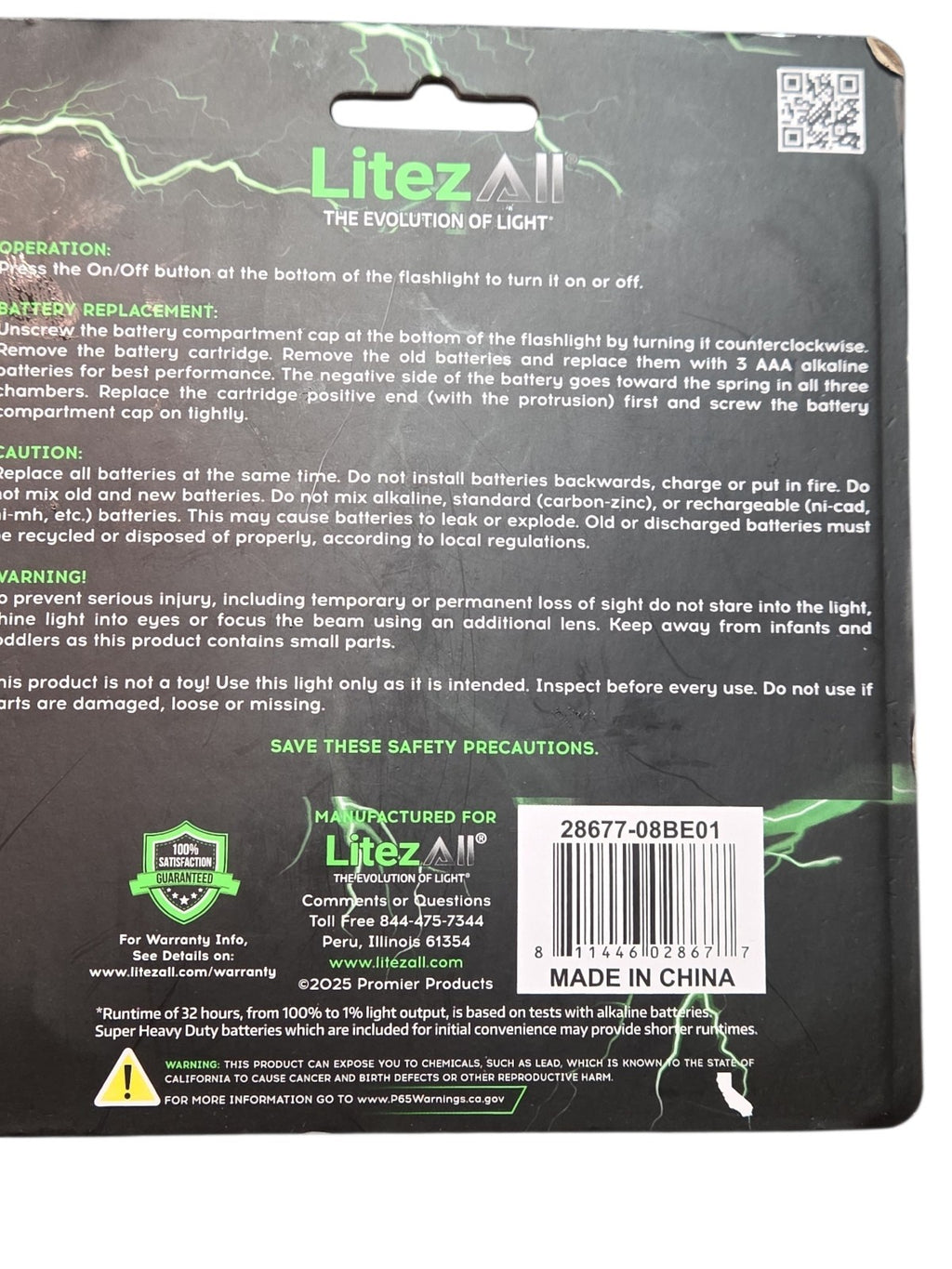 LitezAll 3 Pk. Flashlight  28677-08BE01
