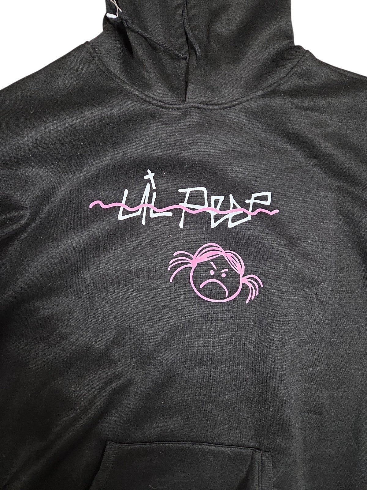 Lil Peep Hoodie Adult Come Over When You’re Sober Streetwear Pullover Black  L