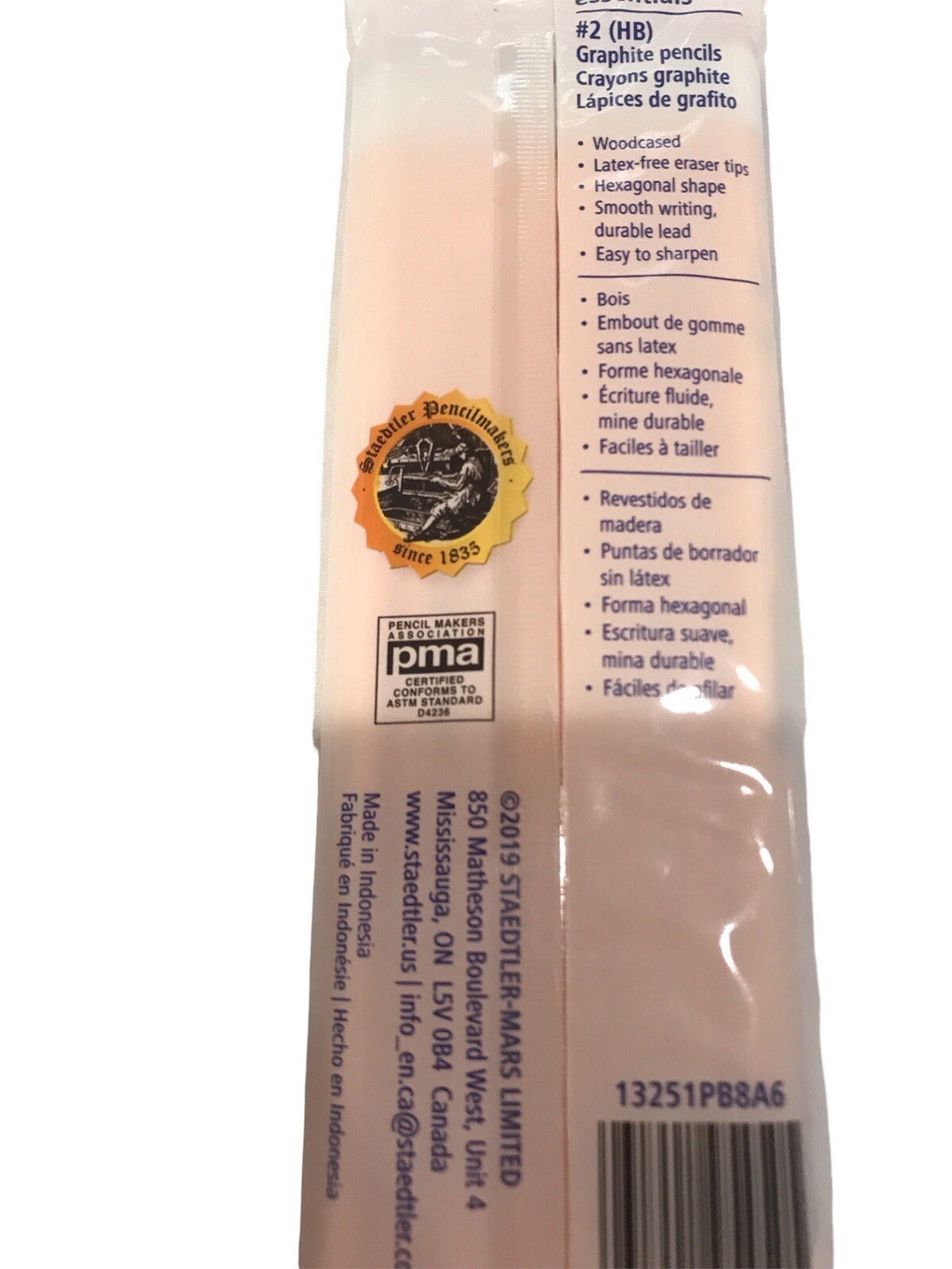 Staedtler #2 Pencils 2HB Graphite PMA Certified 2 Packs 16 Brand New Pencils NIP