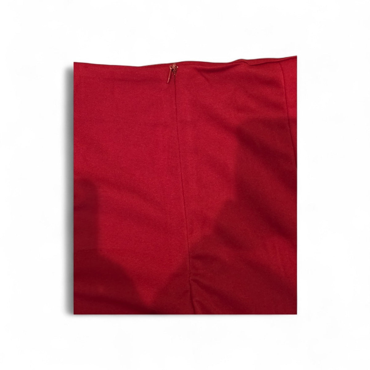 Ladies Casual    Cranberry Red Slacks with Front button Decor Size L