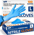 Supmedic Medical Soft Max™ Nitrile Exam Gloves, 100 Count Latex-Free Powder-Free